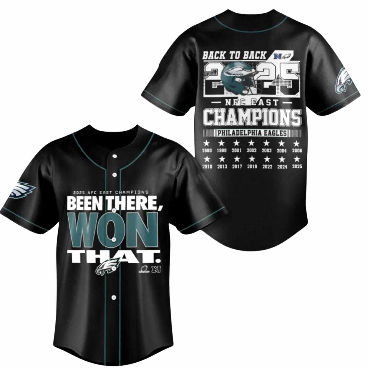 Eagles NFC East Division Champions 2025 Jersey Eagles NFC East Division Champions 2025 Jersey
