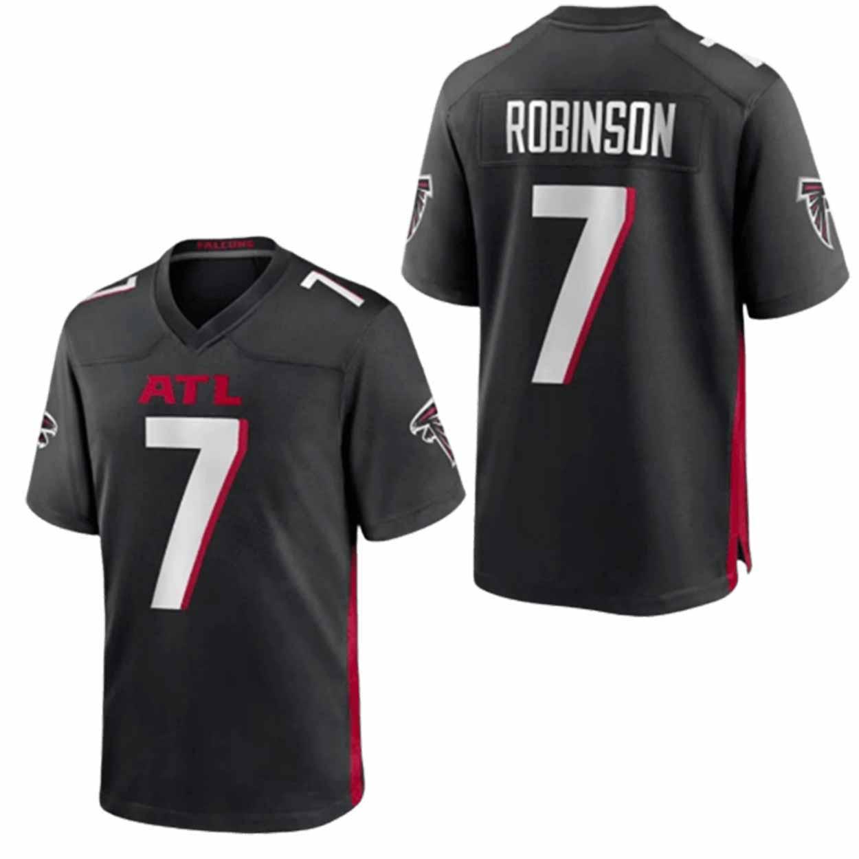 Falcons Bijan Robinson Happy Monday Night Jersey Falcons Bijan Robinson Happy Monday Night Jersey