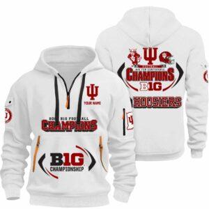 Hoosiers Big Ten Champions 2025 Quarter Zip Hoodie