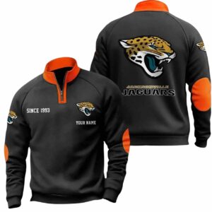 Jaguars Since 1993 Quarter Collared Sweatshirt Jaguars Since 1993 Quarter Collared Sweatshirt