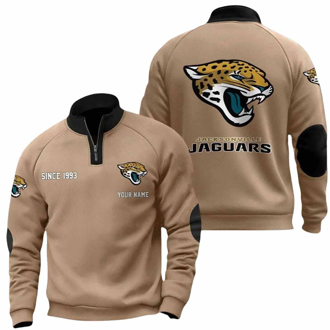 Jaguars Since 1993 Quarter Collared Sweatshirt Jaguars Since 1993 Quarter Collared Sweatshirt
