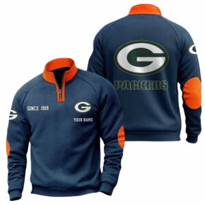 Packers Since 1919 Quarter Collared Sweatshirt Packers Since 1919 Quarter Collared Sweatshirt