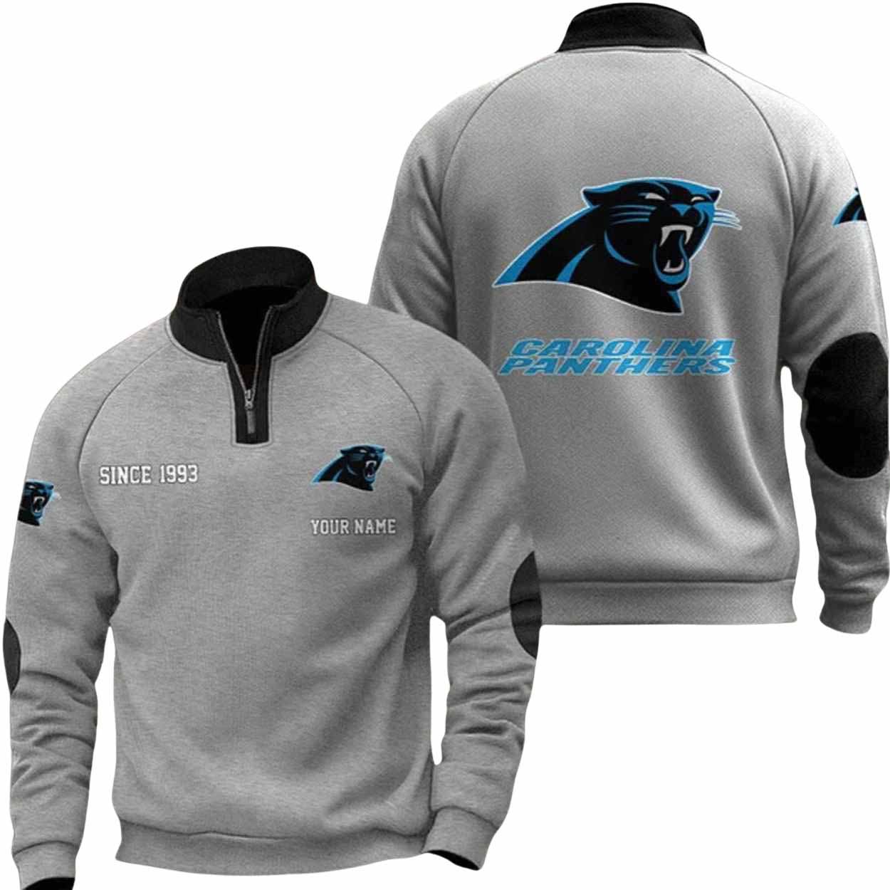 Panthers Since 1993 Quarter Collared Sweatshirt Panthers Since 1993 Quarter Collared Sweatshirt