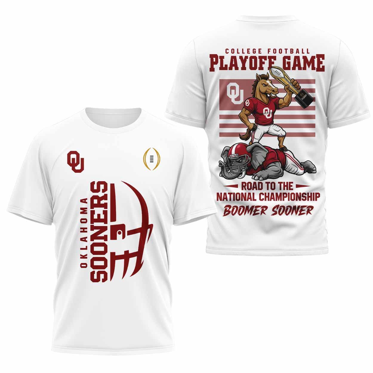 Sooners Playoff Game Road To The National Championship 2025 Shirt Sooners Playoff Game Road To The National Championship 2025 Shirt