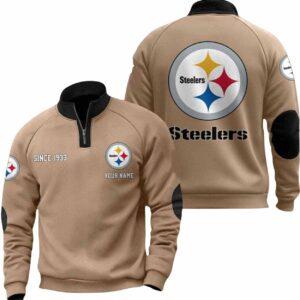 Steelers Since 1933 Quarter Collared Sweatshirt 1 Steelers Since 1933 Quarter Collared Sweatshirt