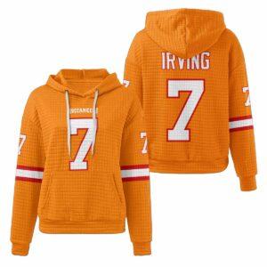 Unisex Buccaneers 7 Irving Waffle Hoodie Unisex Buccaneers 7 Irving Waffle Hoodie