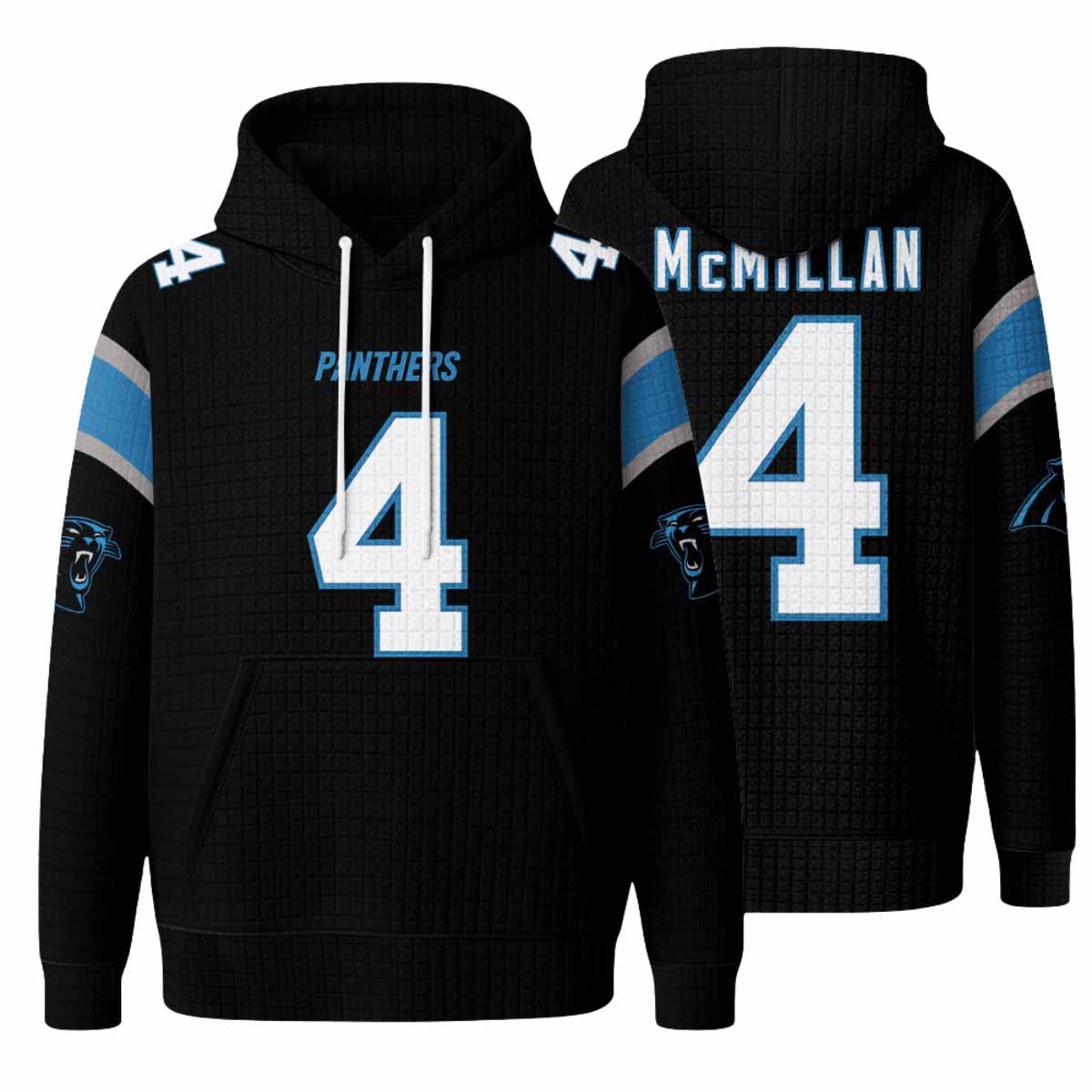 Unisex Panthers 4 Mcmillan Waffle Hoodie Unisex Panthers 4 Mcmillan Waffle Hoodie