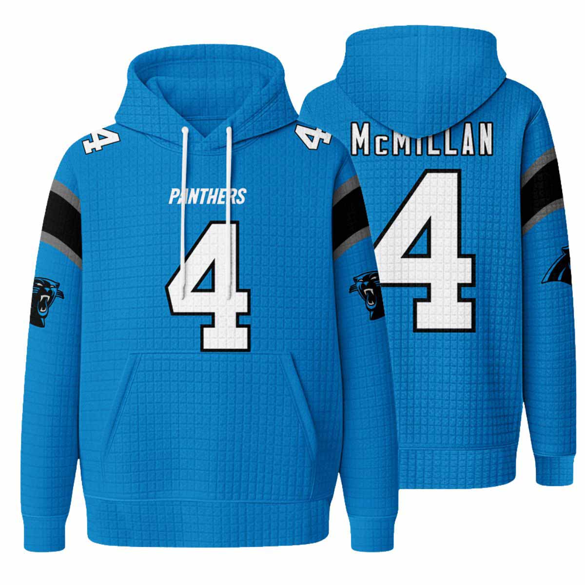 Unisex Panthers 4 Mcmillan Waffle Hoodie Unisex Panthers 4 Mcmillan Waffle Hoodie