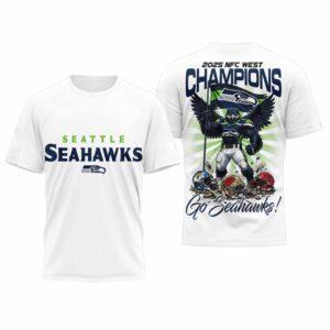 2025 Seahawks NFC West Champions Go Seahawks Shirt 2025 Seahawks NFC West Champions Go Seahawks Shirt