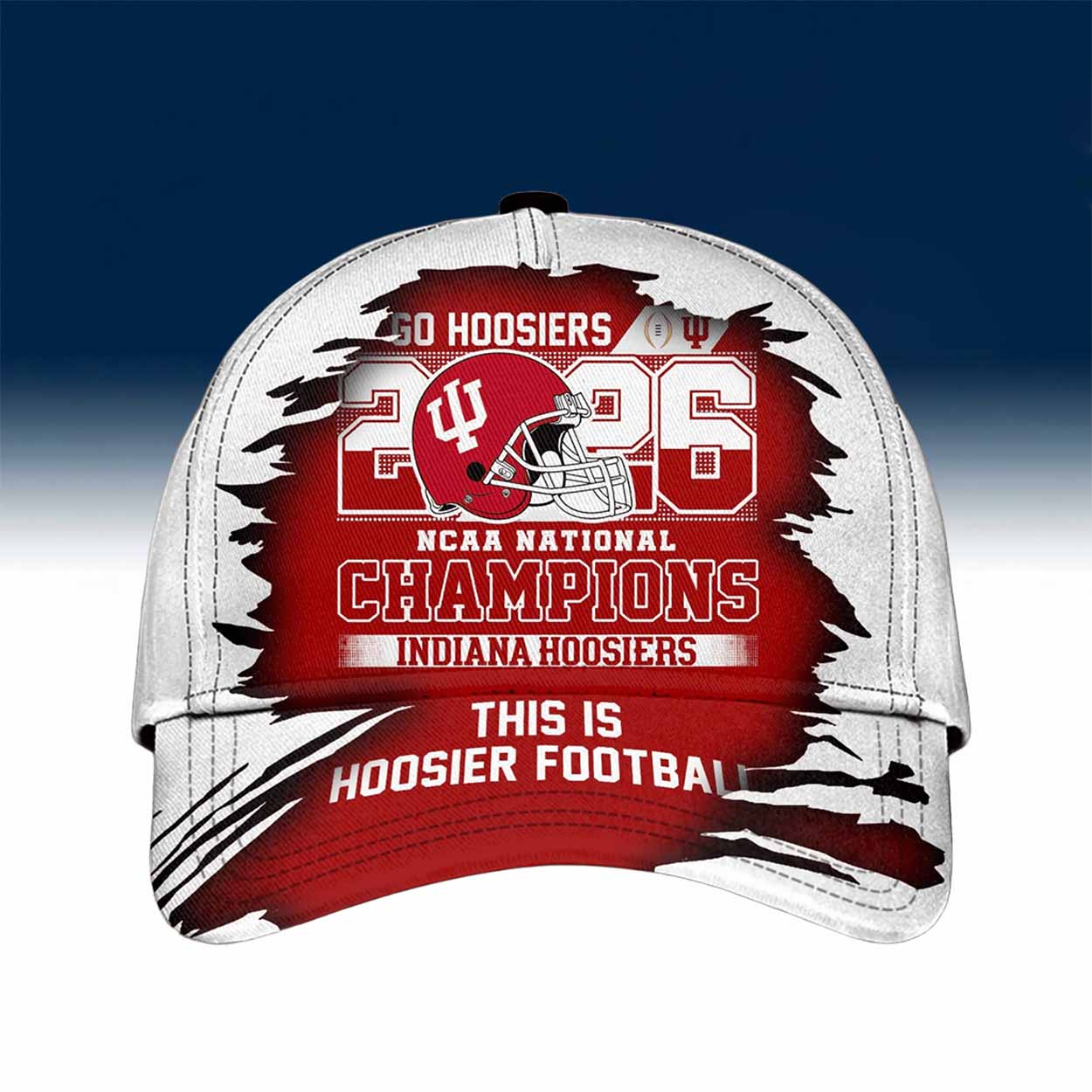 2026 Indiana Hoosiers CFP National Champions Classic Hat 2026 Indiana Hoosiers CFP National Champions Classic Hat