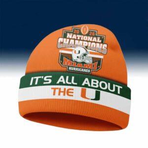 2026 Miami Hurricanes CFP National Champions Beanie Hat 2026 Miami Hurricanes CFP National Champions Beanie Hat