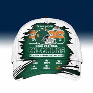 2026 Miami Hurricanes CFP National Champions Classic Hat 2026 Miami Hurricanes CFP National Champions Classic Hat