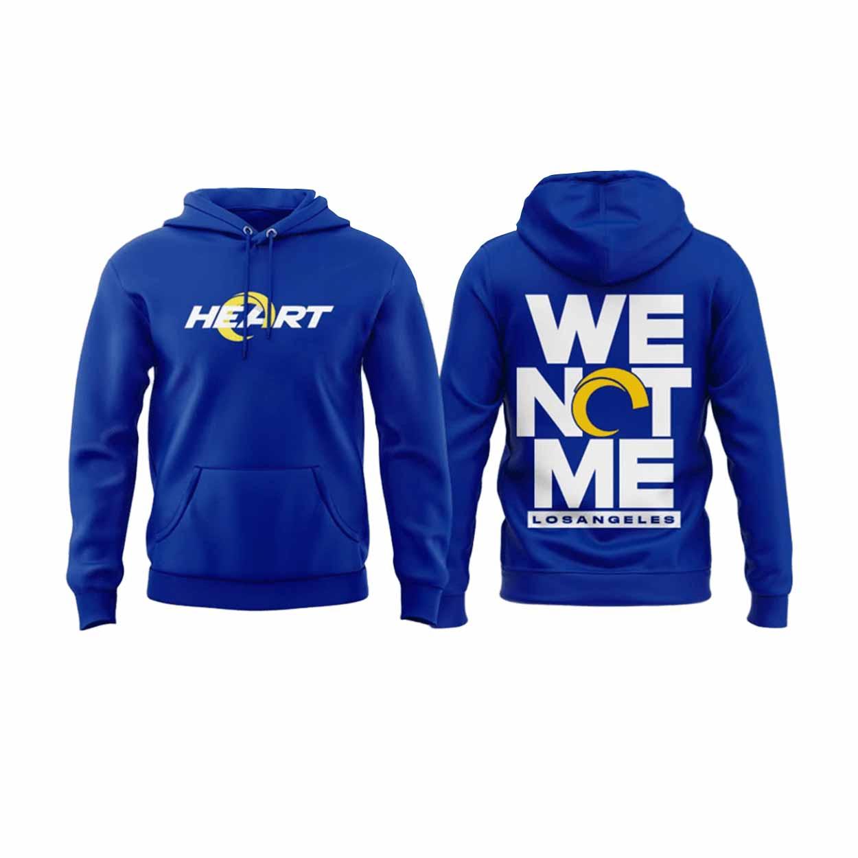 2026 Rams We Not Me Hoodie 2026 Rams We Not Me Hoodie