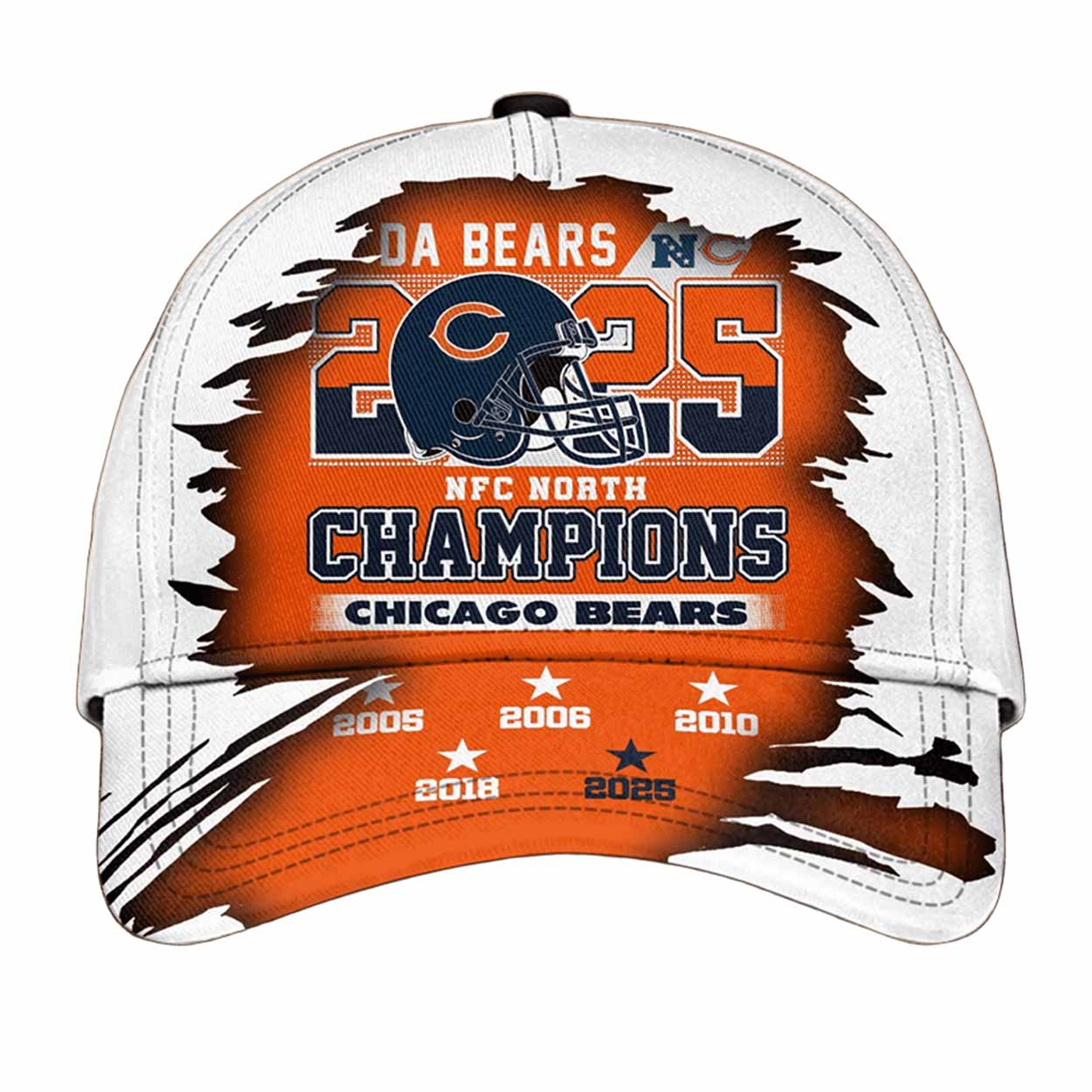 Bears NFC North Champions 2025 Classic Cap Bears NFC North Champions 2025 Classic Cap