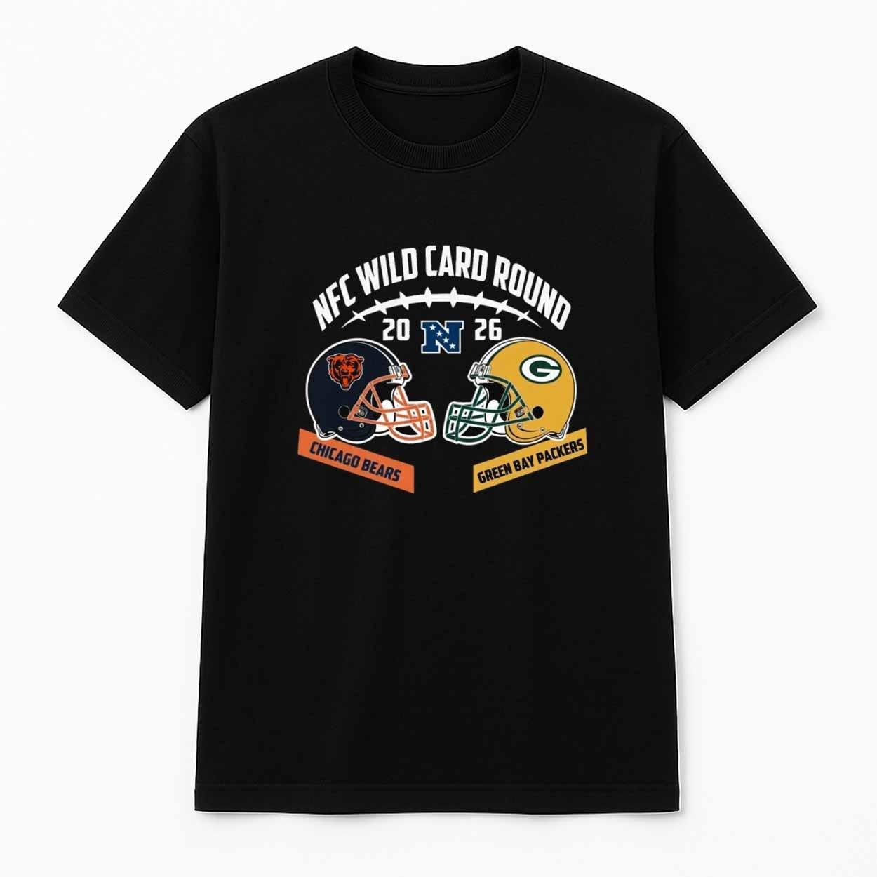 Bears vs Packers NFC Wild Card Round 2026 Shirt Bears vs Packers NFC Wild Card Round 2026 Shirt