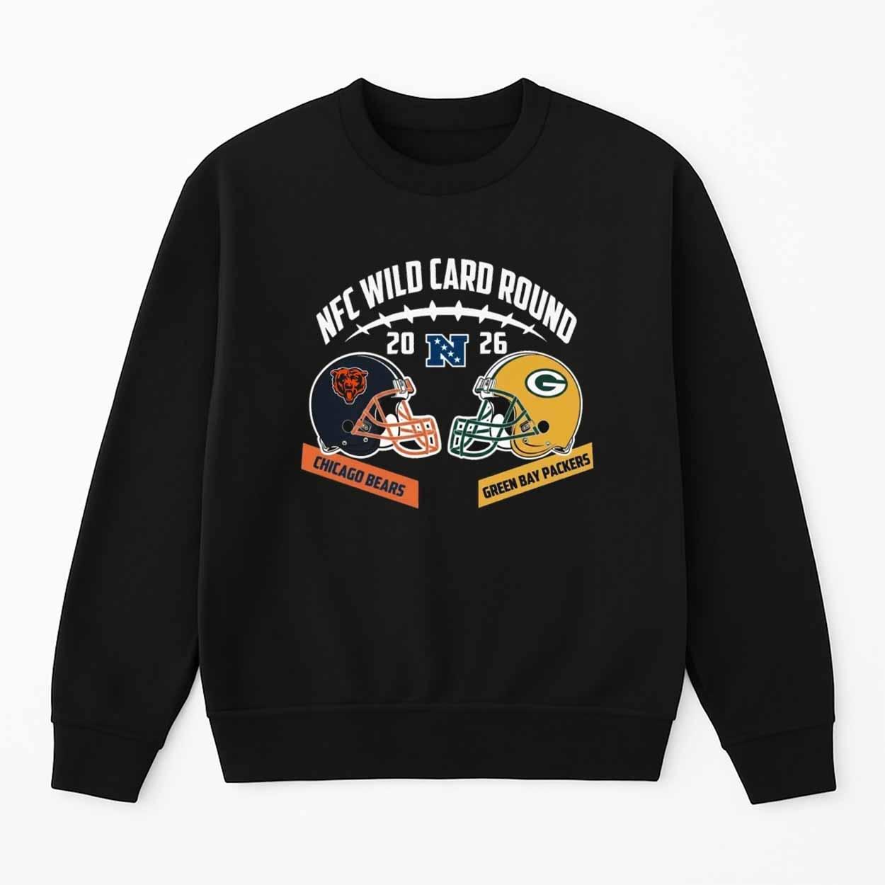 Bears vs Packers NFC Wild Card Round 2026 Shirt Bears vs Packers NFC Wild Card Round 2026 Shirt