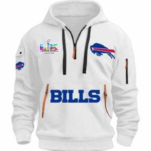 Bills Bowl LX 2026 Quarter Zip Hoodie