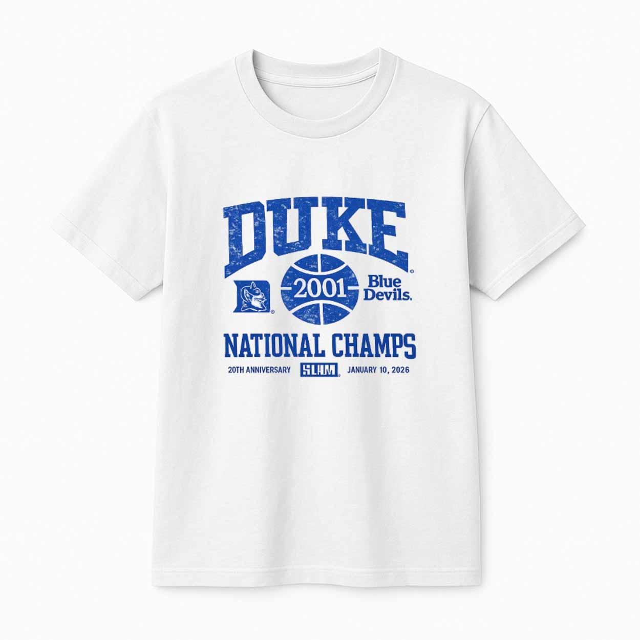 Blue Devils 2001 National Champions Shirt Blue Devils 2001 National Champions Shirt