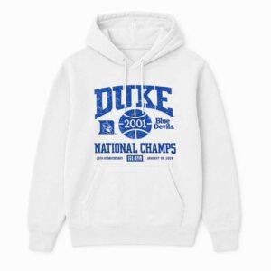 Blue Devils 2001 National Champions Shirt 1 Blue Devils 2001 National Champions Shirt