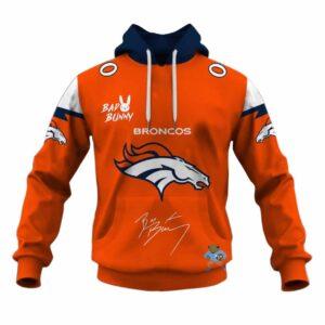 Broncos Bad Bunny Bowl LX 2026 Personalized Hoodie Broncos Bad Bunny Bowl LX 2026 Personalized Hoodie