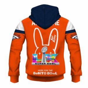 Broncos Bad Bunny Bowl LX 2026 Personalized Hoodie