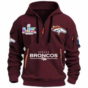 Broncos Bowl LX 2026 Quarter Zip Hoodie