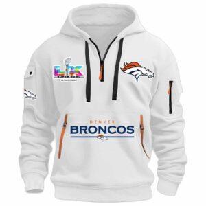 Broncos Bowl LX 2026 Quarter Zip Hoodie
