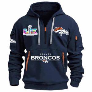 Broncos Bowl LX 2026 Quarter Zip Hoodie