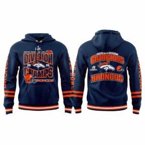 Broncos AFC Division Champions 2026 Print Hoodie Broncos AFC Division Champions 2026 Print Hoodie