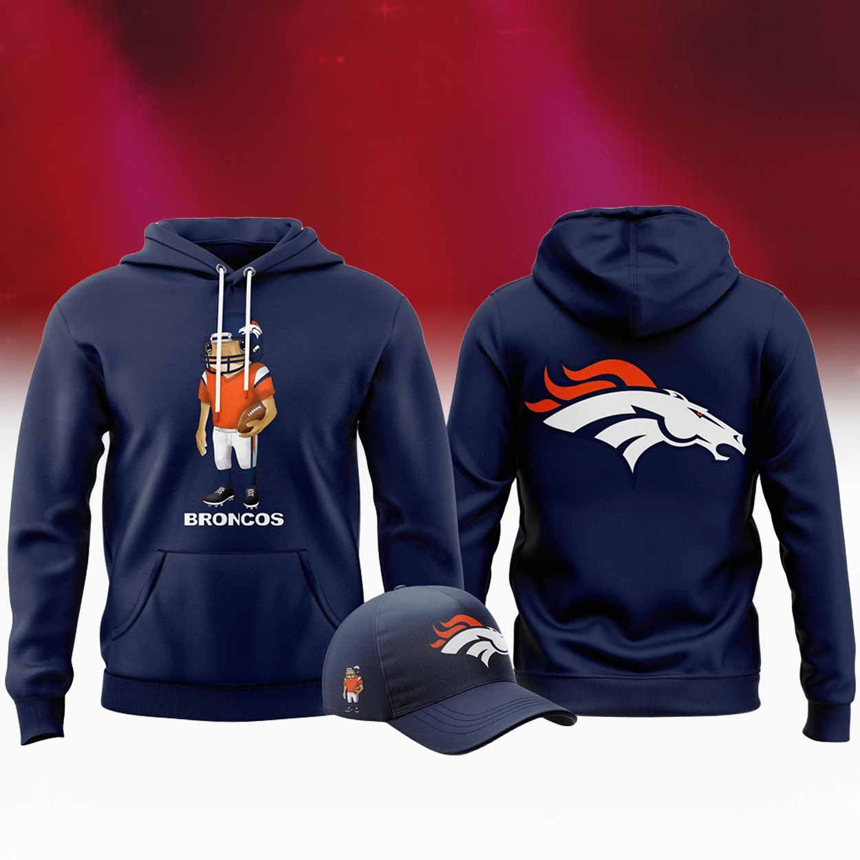 Broncos x Bad Bunny Concho Hoodie Broncos x Bad Bunny Concho Hoodie
