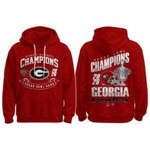 Bulldogs Sugar Bowl Champions 2026 Hoodie Bulldogs Sugar Bowl Champions 2026 Hoodie