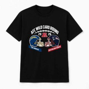 Chargers vs Patriots NFC Wild Card Round 2026 Shirt Chargers vs Patriots NFC Wild Card Round 2026 Shirt