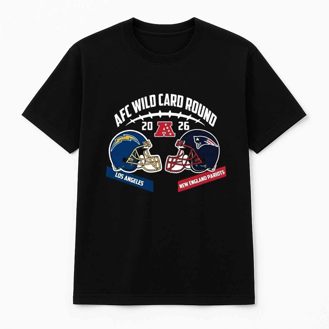Chargers vs Patriots NFC Wild Card Round 2026 Shirt Chargers vs Patriots NFC Wild Card Round 2026 Shirt
