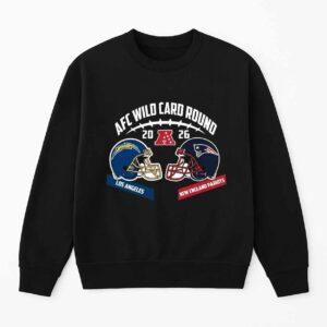 Chargers vs Patriots NFC Wild Card Round 2026 Shirt 1 Chargers vs Patriots NFC Wild Card Round 2026 Shirt