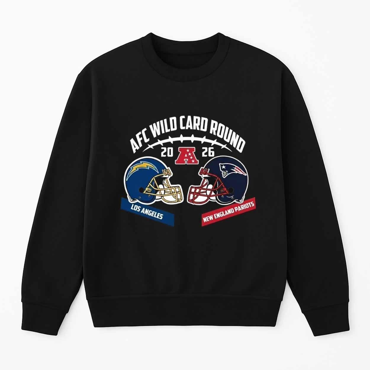 Chargers vs Patriots NFC Wild Card Round 2026 Shirt Chargers vs Patriots NFC Wild Card Round 2026 Shirt
