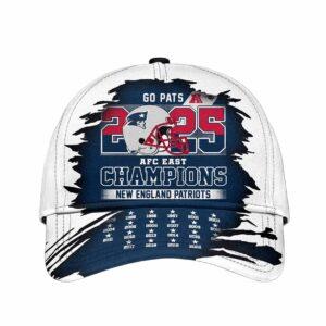 Go Pats Patriots AFC East Champions 20256 Classic Cap