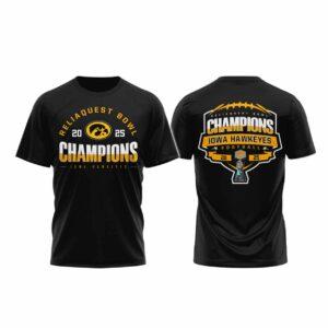 Hawkeyes Reliaquest Bowl Champions 2025 Hoodie