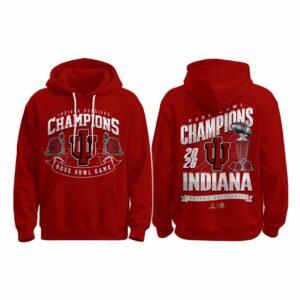Hoosiers Rose Bowl Game Champions 2026 Hoodie Hoosiers Rose Bowl Game Champions 2026 Hoodie
