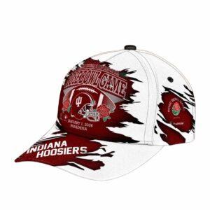 Hoosiers Rose Bowl Game Champions 2026 Print Hat 2 Hoosiers Rose Bowl Game Champions 2026 Print Hat