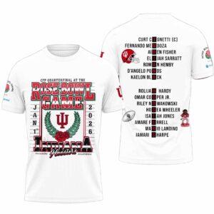 Hoosiers Rose Bowl Game Champions 2026 Shirt