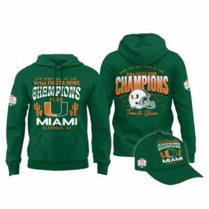 Hurricanes CFP 2026 Fiesta Bowl Champions Hoodie Hurricanes CFP 2026 Fiesta Bowl Champions Hoodie