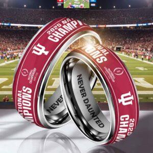 IU National Champions 2026 Tungsten Ring IU National Champions 2026 Tungsten Ring