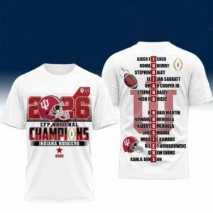 Indiana CFP National Champions 2026 Shirt