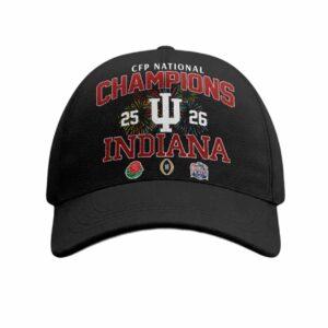 Indiana Hoosiers CFP National Champions 2026 Hat 2 Indiana Hoosiers CFP National Champions 2026 Hat