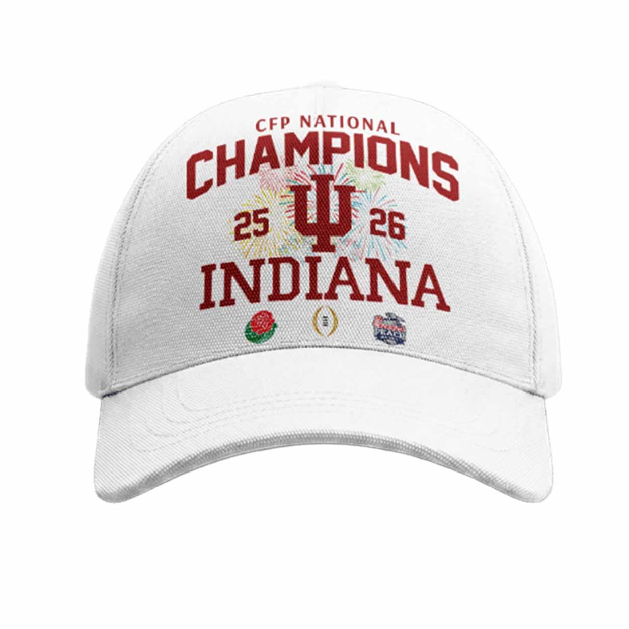 Indiana Hoosiers CFP National Champions 2026 Hat Indiana Hoosiers CFP National Champions 2026 Hat