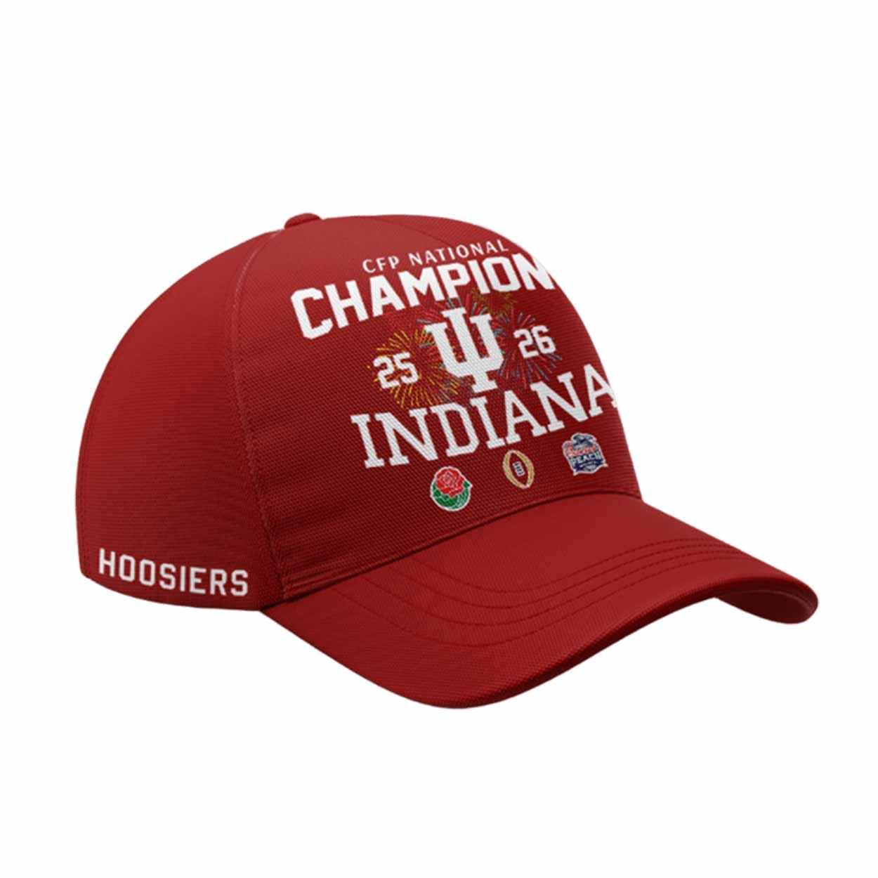 Indiana Hoosiers CFP National Champions 2026 Hat Indiana Hoosiers CFP National Champions 2026 Hat