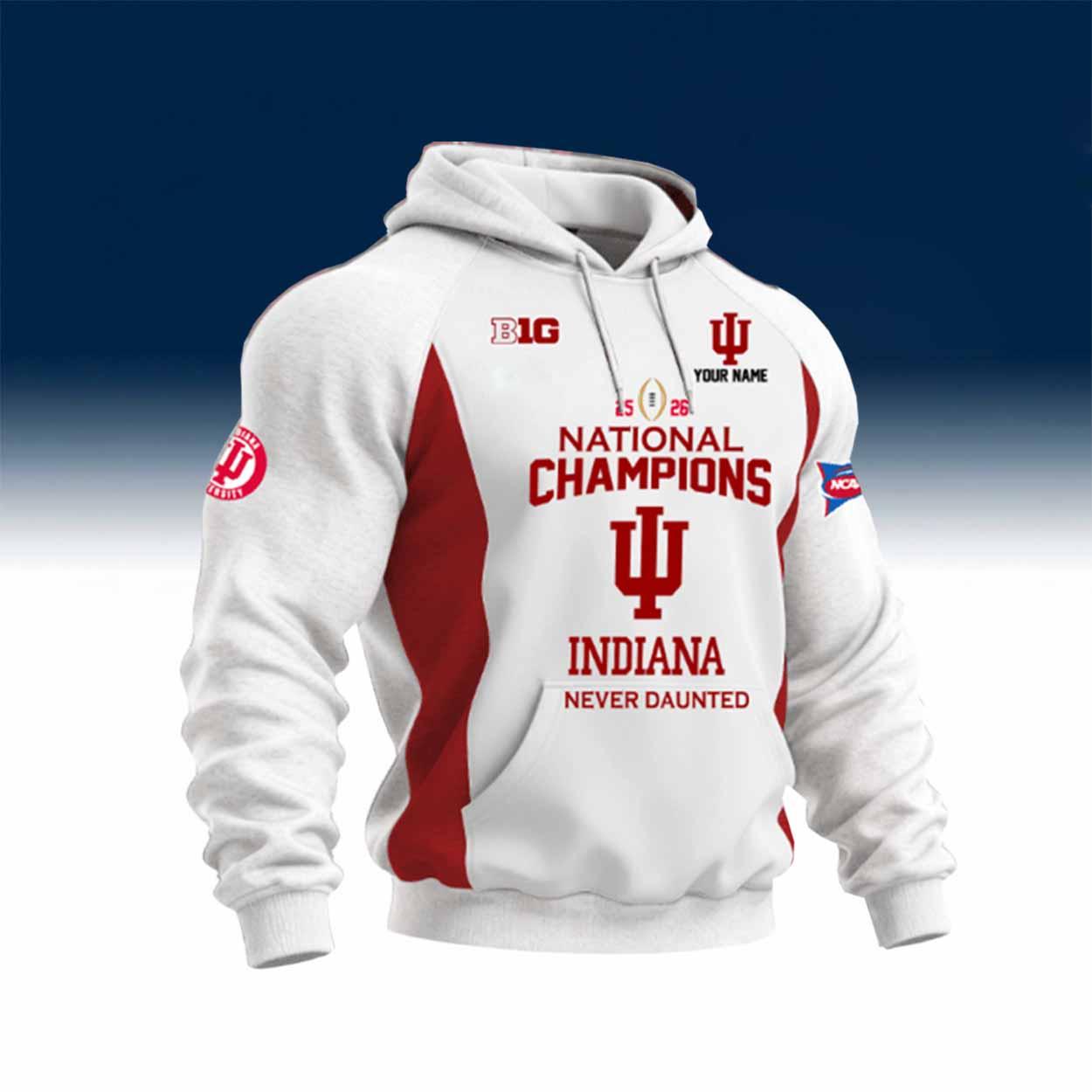 Indiana Hoosiers National Champions 2025 2026 Hoodie Indiana Hoosiers National Champions 2025 2026 Hoodie