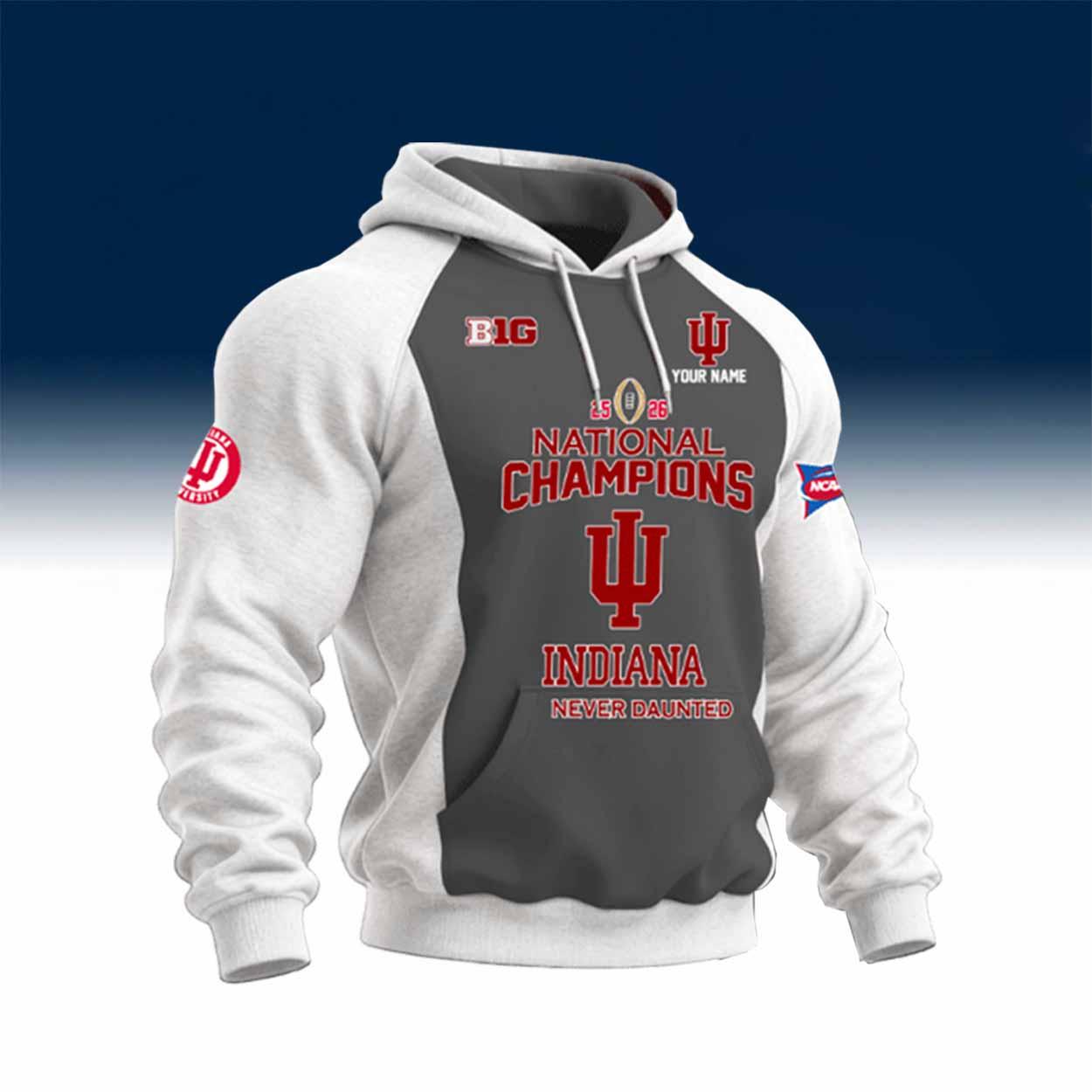 Indiana Hoosiers National Champions 2025 2026 Hoodie Indiana Hoosiers National Champions 2025 2026 Hoodie