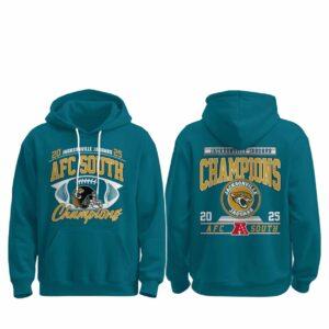 Jaguars AFC South Champions 2025 Hoodie Jaguars AFC South Champions 2025 Hoodie