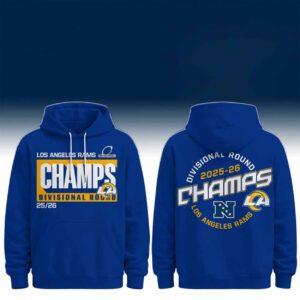 LA Rams Division Round Champs 2026 Hoodie LA Rams Division Round Champs 2026 Hoodie